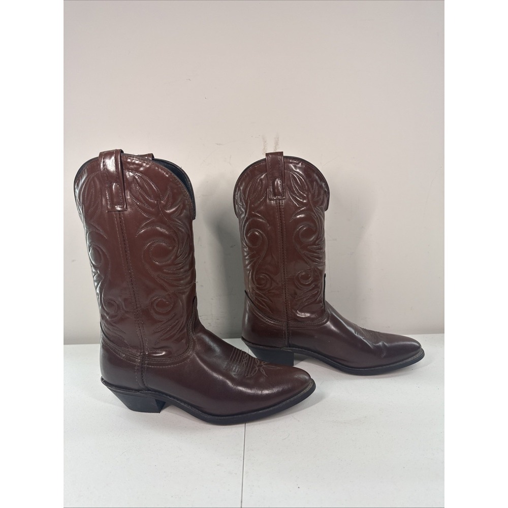 Sheplers‎ Men Boots Size 8.5 M Pre- Owned Brown Faux Leather 7101